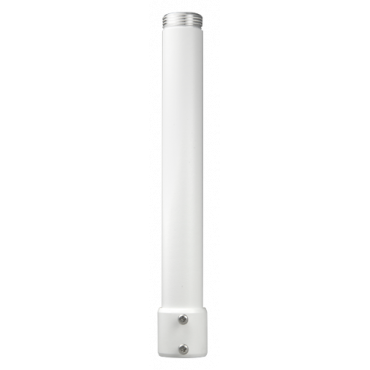 Ceiling bracket for motorised domes - Height 223 mm - Valid for exterior use - White colour - Made of aluminum
