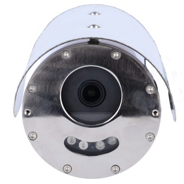 Explosion Proof IP Camera 8 Mpx | 1/2.7" Progressive Scan CMOS | Motorized lens 2.8 -12 mm AF | IR LEDs Range 50 m | Stainless steel housing 304 corrosion resistant | Waterproof IP68