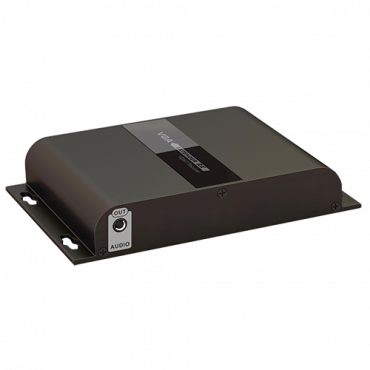 VGA-EXT-PRO: Active VGA extender - Transmitter and receiver - Range 120 m - Over cable UTP Cat 5/5e/6 - 1080P Full HD resolution - Point-to-point connection