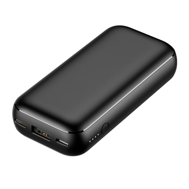 VEGER | Mini Power bank | Capacity 10000mAh | 20W Fast charge | 1 micro USB,1 USB-C inputs | Outputs 1 USB-A,1USB-C