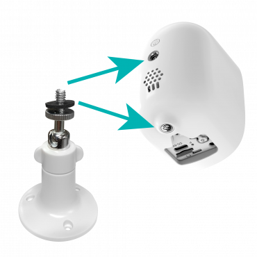 IP camera 2Mpx VicoHome Wifi battery powered - Intelligent Cloud Detection / PIR Sensor - Deterrent light / Lithium battery 5200 mAh - Lens 2.97 mm / IR 7 m / LED white - Two-way audio / SD slot - VicoHome and Cloud Apps / Alexa Compatible