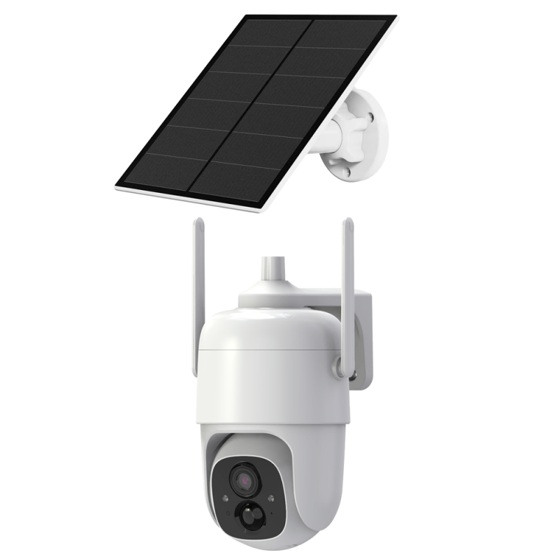 IP camera 2Mpx VicoHome Wifi battery - PT Motion / PIR Sensor - 9000 mAh lithium battery / Solar panel - Lens 3.2 mm/ IR 10 m / White LED - Audio / Message and deterrent light / SD slot - VicoHome and Cloud App / Alexa Compatible