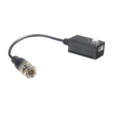 SAFIRE UTP passive transceiver - Optimised for HDTVI, HDCVI and AHD - 1 video channel - Passive, connector of 2 pins - Range: 150 ~ 400 m - 2 units