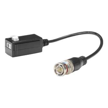 SAFIRE UTP passive transceiver - Optimised for HDTVI, HDCVI and AHD - 1 video channel - Passive, connector of 2 pins - Maximum range: 450 m (TVI / 720p) - 2 units