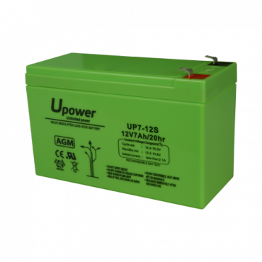 AGM lead acid battery - Voltage 12V - Capacity 7.0 Ah - 99 x 151 x 60 mm / 2180 g - For backup or direct use