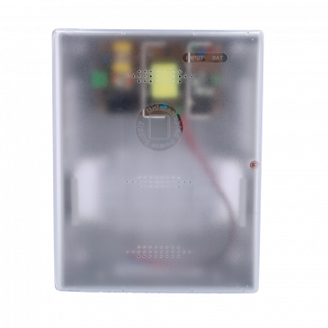 power distribution box - 1 input AC 100-240 V 50/60 Hz - Output voltage DC 12V 5A - Plastic box