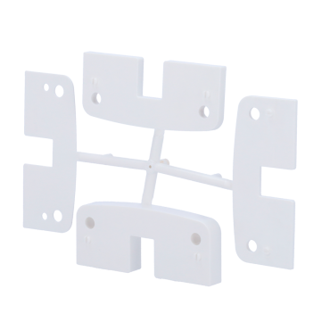 Support for intelligent bolt - Compatible with WM-BOLT and WM-BOLT-WIFI - Suitable for adjusting the frame part - Thickness: 1 mm / 2 mm / 5 mm / 10 mm - Combinable supports - White colour