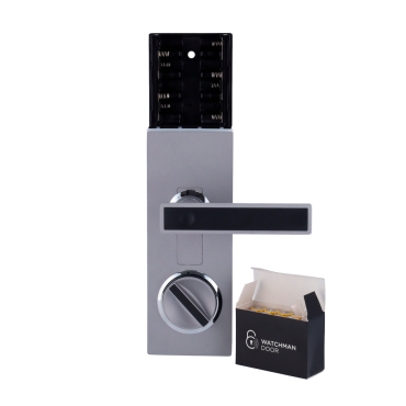 Bluetooth Smart Turnkey Lock - Mobile App : Invisible from the outside - Installation without manipulating the door - Suitable for third-party cylinders | Adjustable handle - Guest users and access reports - Ajax compatible with WM-BRIDGE (not inc.)