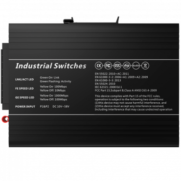 White Label PoE Switch - DIN Rail Mount - 24 Gigabit Ports + 4 Gigabit SFPs - 90W ports 1-2 23-24/30W ports 3-22 /Max 360W - IEEE802.3af/at/bt | PoE/PoE+/Hi-PoE - VLAN/STP/RSTP/MSTP/ERPS/SNMP/ACL - Static LAG/IGMP Snooping/DHCP Snoop/802.1x