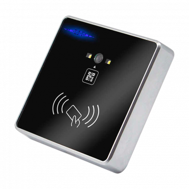 Surface access reader - Toegang via EM Card en QR - LED en akoestische indicator - Wiegand 26/34 - Compatibel met Safire - Geschikt voor binnen