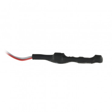 External microphone - Bare cable for terminal block connection - Power + (Red), Power (Black) - Audio (White) - Power supply DC6V~12V - Length: 100 mm