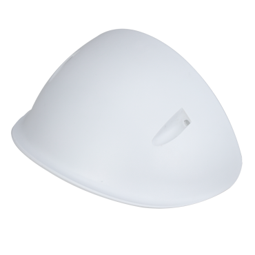 Sun protection casing - For dome cameras - Valid for exterior use - Aluminum and SGCC - White colour