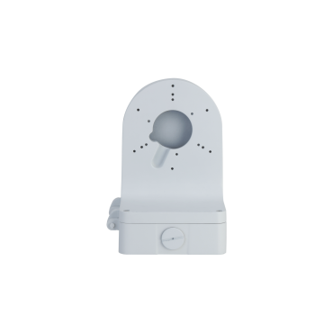 Wall Mount Bracket | For dome cameras | Suitable for outdoor use | Aluminum alloy | White colour | Cable pass