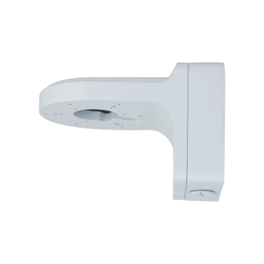 Wall Mount Bracket | For dome cameras | Suitable for outdoor use | Aluminum alloy | White colour | Cable pass
