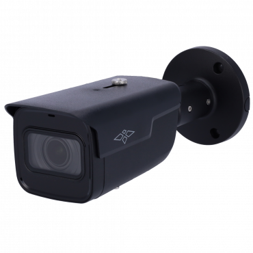 X-Security IP Bullet Camera Black - 4 Megapixel (2560 × 1440) - Lens 2.7–13.5 mm / LEDs Range 60 m - WDR 120 dB | Integrated Microphone - PoE | H.265+ - Intelligent functions