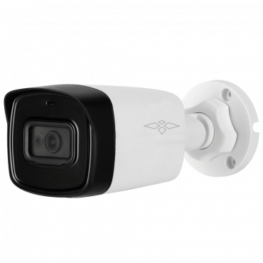 IP Bullet Camera 8 Megapixel PRO Range - 1/3” Progressive Scan CMOS - HDCVI and CVBS output | Power Over Coax (PoC) - 2.8mm lens | IR range 80m - Integrated microphone | Audio over Coaxial HDCVI - Waterproof IP67