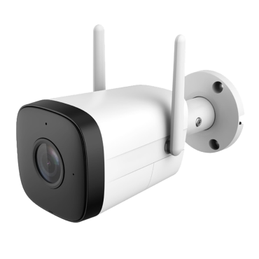 4 Megapixel IP Wifi camera - 1/3” Progressive Scan CMOS - Compression H.265+ - 2.8 mm Lens - IR LEDs Range 30 m - WEB, DSS/PSS, Smartphone and NVR