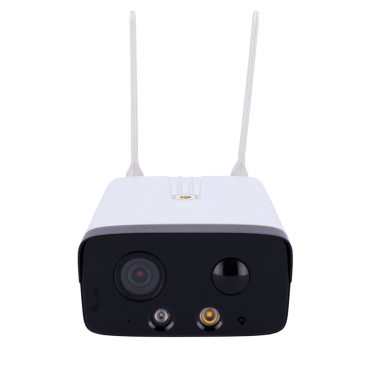 4G Bullet Camera | 4MP progressive CMOS | 2.8mm lens / Built-in PIR sensor that detects body hum | Two-way talk | IP67 waterproof