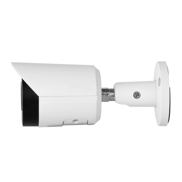 Bullet IP Camera 4 Megapixel Pro Range - 1/3” Progressive Scan CMOS - Compression H.265+/H.265/H.264+/H.264 - Lens 2.8 mm / LEDs Range 30 m - WDR | Integrated microphone - Smart Features