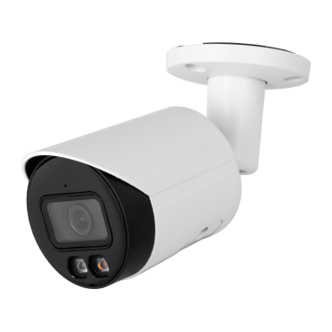 Bullet IP Camera 4 Megapixel Pro Range - 1/3” Progressive Scan CMOS - Compression H.265+/H.265/H.264+/H.264 - Lens 2.8 mm / LEDs Range 30 m - WDR | Integrated microphone - Smart Features