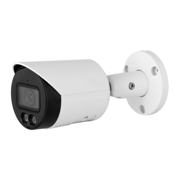 Bullet IP Camera 4 Megapixel Pro Range - 1/3” Progressive Scan CMOS - Compression H.265+/H.265/H.264+/H.264 - Lens 2.8 mm / LEDs Range 30 m - WDR | Integrated microphone - Smart Features