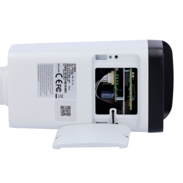 Camera Pro 4 Megapixel IP Bullet Camera - /2.9” Progressive Scan CMOS - Compression H.265+/H.265/H.264+/H.264 - 3.6 mm Lens / LEDs Range 60 m - WDR | Integrated Microphone - Smart Features