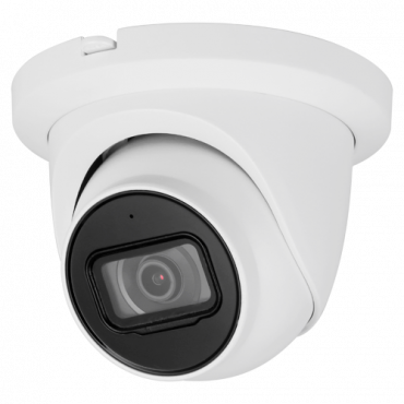 Turret IP 4 Megapixel Camera Ultra Range - 1/2.7” Progressive Scan CMOS - Compression H.265+ / PoE - 2.8 mm Lens - WDR | 3D DNR | IP67 | Integrated microphone - WEB, DSS/PSS, Smartphone and NVR