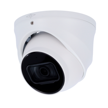 8 MP IP Turret Camera Ultra Range - 1/2.7” Progressive Scan CMOS - Compression H.265+/H.265/H.264+/H.264 - 2.8 mm lens / 30 m IR LEDs Scope - WDR | Alarms | Audio and Microphone - WEB, DSS/PSS, Smartphone and NVR