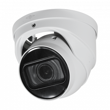 IP Turret Camera 8 Megapixel PRO Range - 1/2.7” Progressive Scan CMOS - Compression H.265+/H.265/H.264+/H.264 - Motorized Lens 2.7 ~ 13 / IR LEDs IR Range 30 m - Starlight | IR Range 40m - WEB, DSS/PSS, Smartphone and NVR