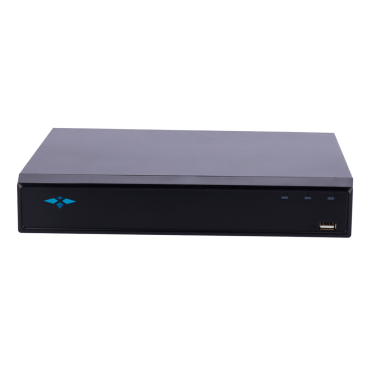 X-Security AI IP-recorder | 16 CH IP-video | Maximale opnameresolutie 12 Mpx | Bandbreedte 80 Mbps | Full HD HDMI- en VGA-uitgang | Ondersteunt 1 harde schijf