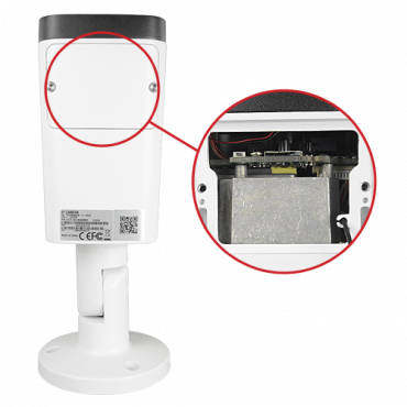 4Mpx ULTRA IP Camera - 1/3” Progressive CMOS - Compression H.265+ / H.265 / H.264+ / H.264 - Varifocal Motorized Lens 2.7~13.5 mm | WDR - Audio and Alarms| IR LEDs Range 60 m