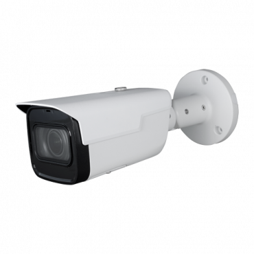 4K Starlight IP Camera - 1/2.5” Progressive Scan CMOS - Compression H.265+ / H.265 / H.264+ / H.264 - 2.8 mm lens | ePoE 800m/10Mbps or 300m/100Mbps - IR LEDs Range 60 m | Audio - IVS intelligent detection