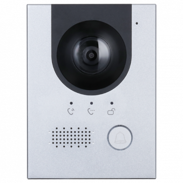 Video intercom system 2 wires or IP - Camera 2Mpx - IR night vision - Bidirectional audio - Can be powered by PoE - Stainless steel, vandal proof