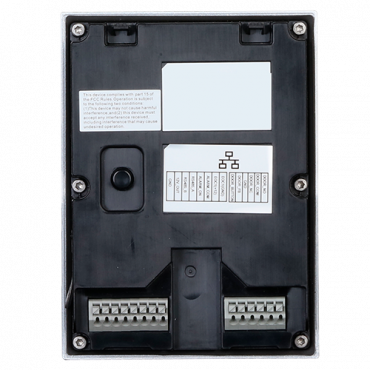 Video-intercom kit - Technology 2 wires and PoE - Includes panel and monitor - Hub 2 wires and brackets inc. - Mobile App with P2P - Surface mounting