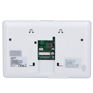 Video door entry kit - IP and PoE technology (board only) - TCP/IP, Wi-Fi and SIP - Includes Plate and Monitor - surface mount - Smart PSS Software | DMSS mobile app