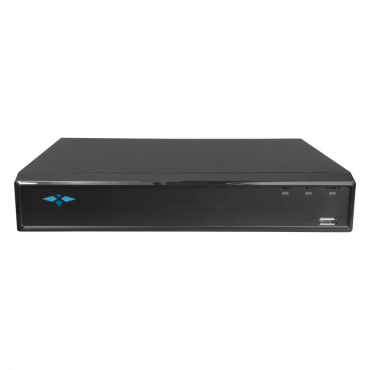 X-Security NVR for IP cameras - 4 CH IP video - Maximum recording resolution 8 Mpx - Compression H.265 / H.264 - Outputs 4K HDMI & VGA - Supports 1 hard disk