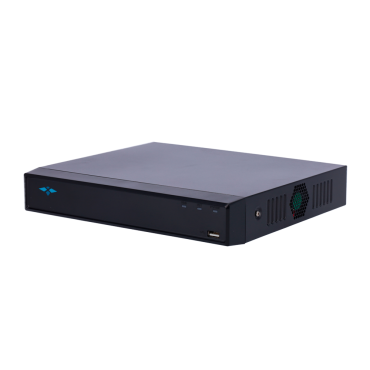 X-Security WizSense AI IP Recorder | 4 CH IP-video | 4CH PoE | Maximale opnameresolutie 12 Mpx | Bandbreedte 80 Mbps Full HD HDMI- en VGA-uitgang | Ondersteunt 1 harde schijf