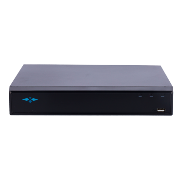 X-Security WizSense AI IP Recorder | 4 CH IP-video | 4CH PoE | Maximale opnameresolutie 12 Mpx | Bandbreedte 80 Mbps Full HD HDMI- en VGA-uitgang | Ondersteunt 1 harde schijf