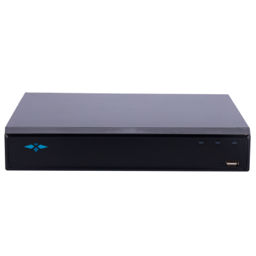 X-Security AI IP-recorder | 4 CH video IP | 4 CH PoE | Maximum recording resolution 12 Mpx | Bandwidth 80 Mbps | Full HD HDMI and VGA Output | Supports 1 hard disk