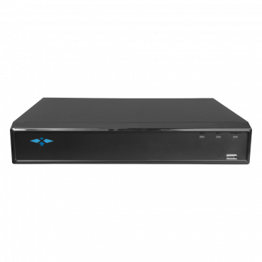 X-Security NVR voor IP-camera's - 8 CH IP- en 8 PoE-poorten - Maximale opnameresolutie 8 Mpx - Compressie H.265 / H.264 - Uitgangen 4K HDMI & VGA - Ondersteunt 1 harde schijf