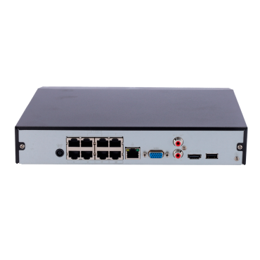 X-Security WizSense AI IP Recorder | 8 CH IP video | 8CH PoE | Maximum recording resolution 12 Mpx | Bandwidth 80 Mbps | Full HD HDMI and VGA output | Supports 1 hard drive