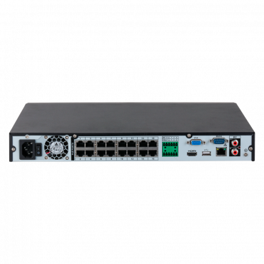 X-Security NVR for IP cameras - 16 CH IP video and 16 PoE ports - Maximum recording resolution 12 Mpx - 1 CH facial recognition - 2 CH human and vehicle recognition - Compression H.265+