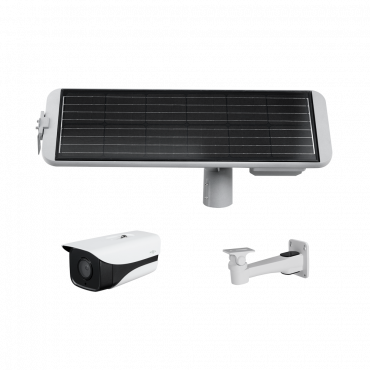 XS-IPB035-2YSOLAR-4G: X-security Bullet Camera 4G 1080p - 1/2.9" Progressive Scan CMOS - 3.6 mm lens | WDR - Includes photovoltaic panel for autonomous use - Includes rechargeable lithium battery - Weatherproof IP67