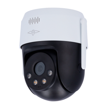 X-Security IP PT-camera | 5 Megapixel (2560 × 1920) | 1/2,8" CMOS | Vaste lens van 4 mm | Menselijke detectie met actieve afschrikking | Dubbel licht: IR en wit licht 30 m | WiFi (IEEE802.11b/g)