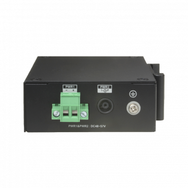 X-Security HiPoE Switch - 2 PoE ports + 1 Uplink port (SFP) - Speed 10/100/1000Mbps - Maximum consumption 60W - 2 HiPoE Ports - DIN Rail Installation