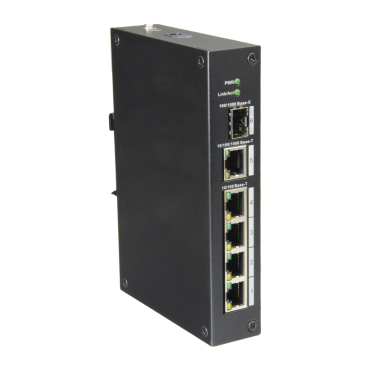 X-Security Switch - 4 ports RJ45 + 1 Gigabit Combo Port - Speed 10/100Mbps - Plug & Play - Energy Saving Technology