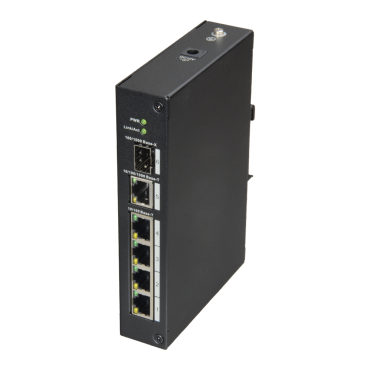 X-Security Switch - 4 ports RJ45 + 1 Gigabit Combo Port - Speed 10/100Mbps - Plug & Play - Energy Saving Technology