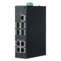 X-Security - PoE Switch - 4 PoE+ ports RJ45 + 1 x RJ-45 port - 4 SFP Gigabit ports - Speed 10/100/1000Mbps - 30W per port / Total maximum 96W - Port 1 supports HiPoE up to 60W