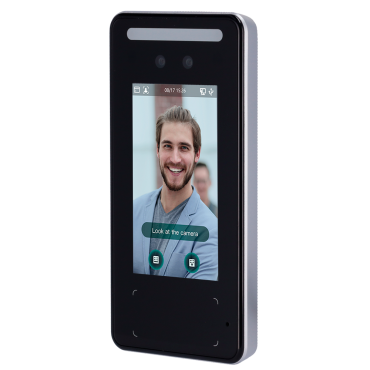 Access and Attendance control - Facial recognition, keypad and MF card - 6.000 users / 150.000 registers - TCP/IP, USB, RS485 and Wiegand - Built-in controller : Suitable for outdoor use IP65 - SmartPSS Software