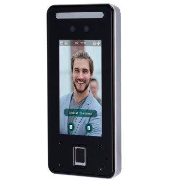 Access and Attendance control - Facial recognition, fingerprint, keypad and MF card - 6.000 users / 150.000 registers - TCP/IP, USB, RS485 and Wiegand - Built-in controller : Suitable for outdoor use IP65 - SmartPSS Software